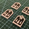 3d Printed 40k wound markers side pic