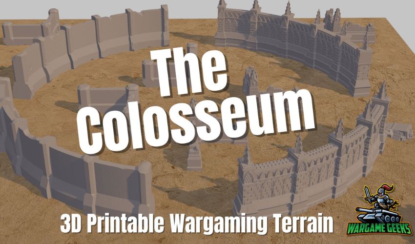 The Colosseum - 3d Printable Wargaming Terrain