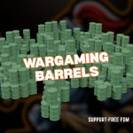 3d Printed Wargaming Stacked Barrels Set