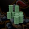 Damaged Stack of Wargaming Barrels #8