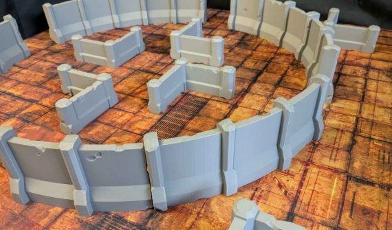 Prefab Colosseum arena terrain Setup