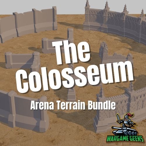 Colosseum Terrain STL Bundle Render