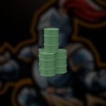 free stacked barrel STL render