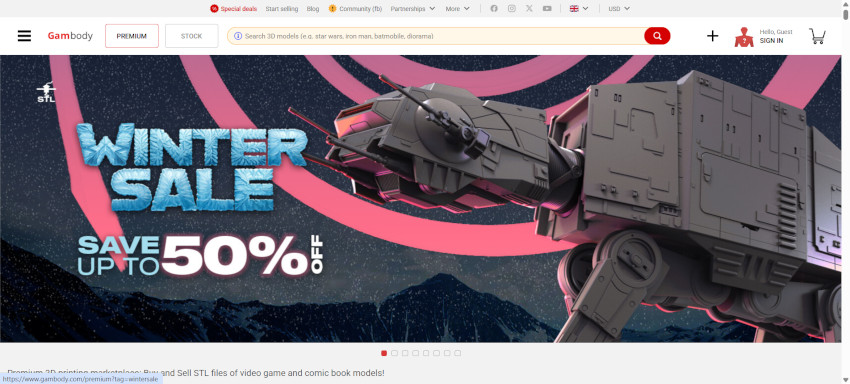 The Best 3D Printing Websites for Hobbyists, Makers, and Wargamers 15 Gambody front page