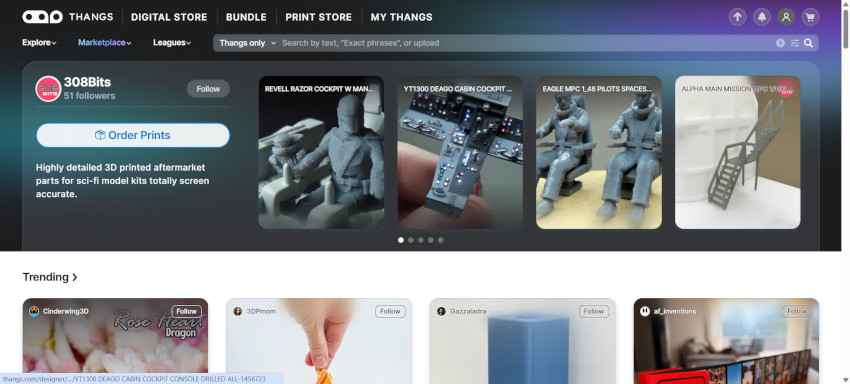 The Best 3D Printing Websites for Hobbyists, Makers, and Wargamers 10 Thangs front page