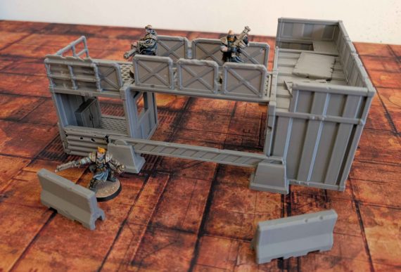 Container City Checkpoint Alpha print