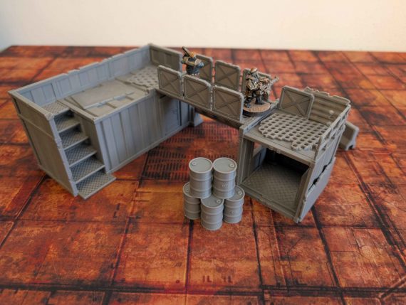 Container City Checkpoint Alpha print-back