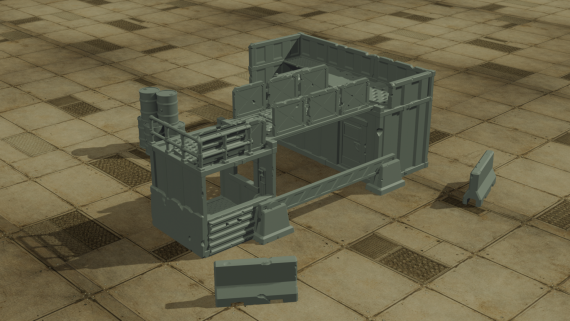 Container City Free Checkpoint Front