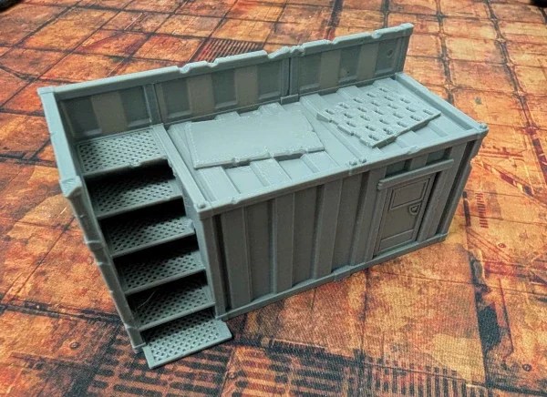 Container City Test Print - Back