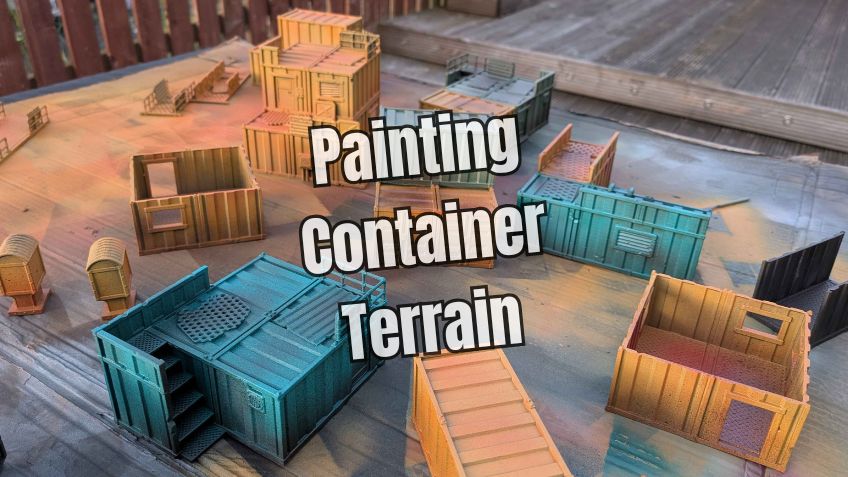 painting container terrain