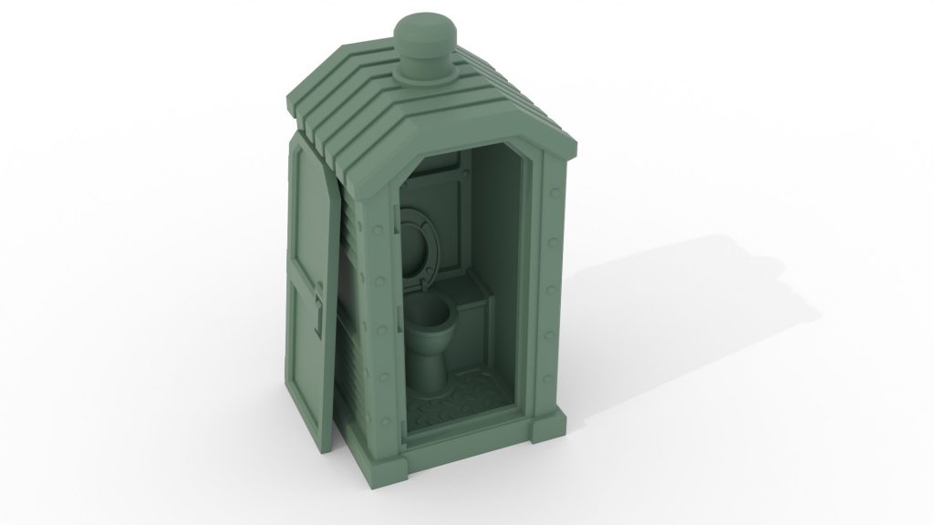 grimdark toilet render